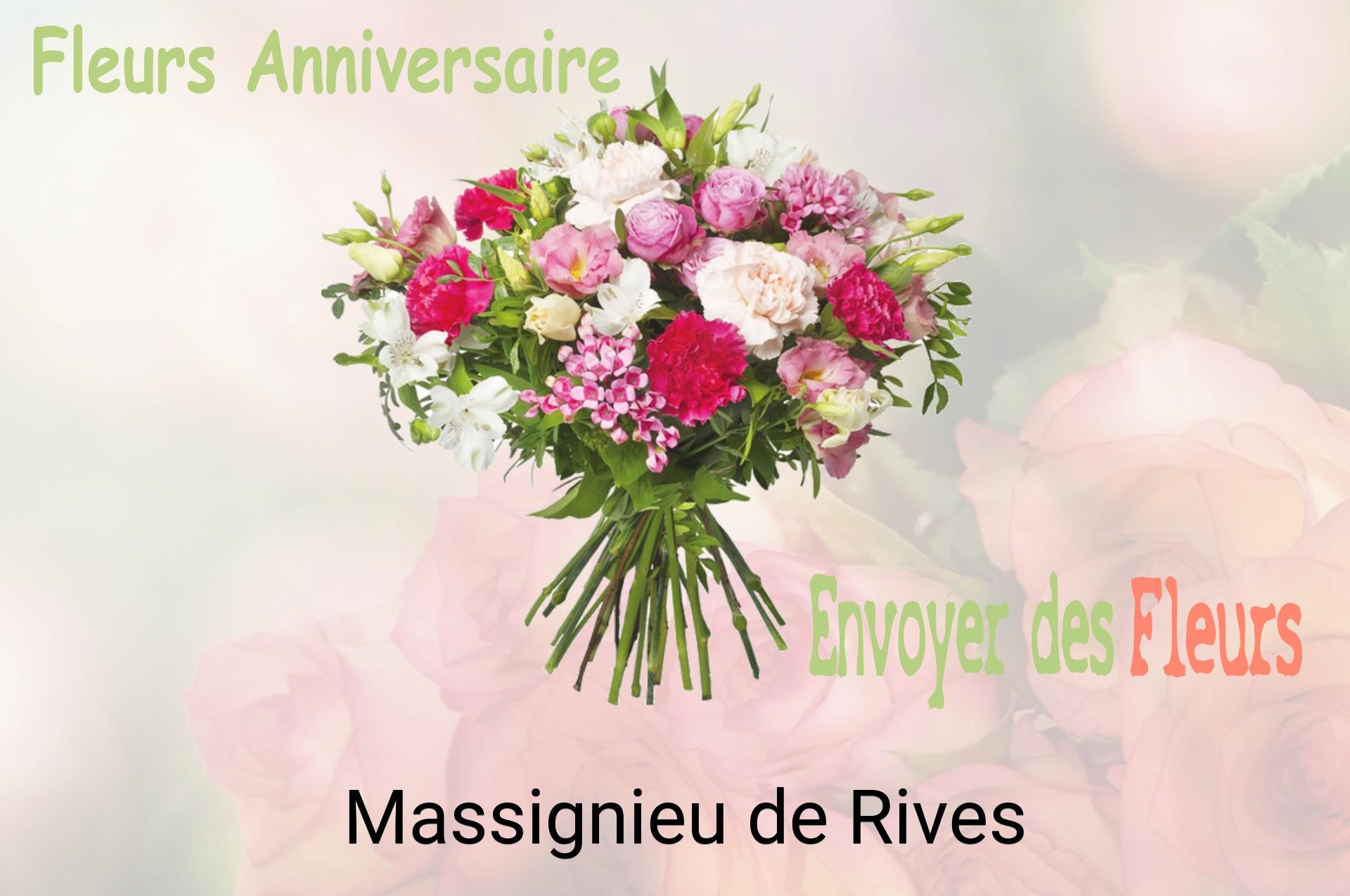 Bouquet de fleurs d’anniversaire livré à Massignieu-de-Rives