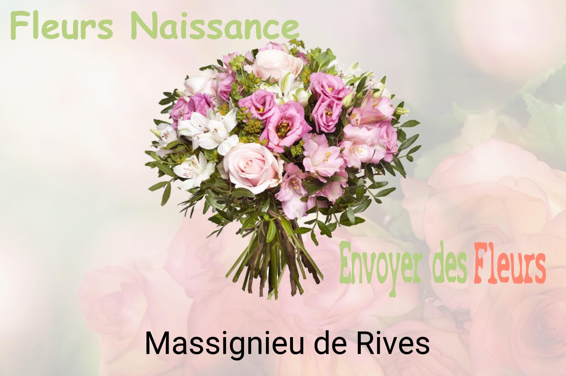 Bouquet de fleurs de naissance livré à Massignieu-de-Rives